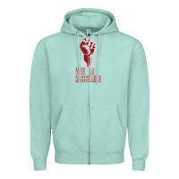 Seafoam Stephanie Miller Show Zipper Hoodie - artisFamous