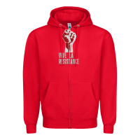 Red Stephanie Miller Show Zipper Hoodie - artisFamous