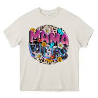 Cream Mama vibes Mother's Day Heavy Core Tee - CowGirlArtShop