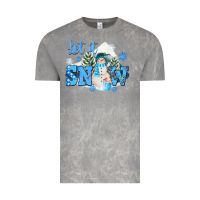 Cloud Rock let it snow christmas Vintage Tee - FaDigitalArtStudio