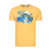 Vintage Mustard let it snow christmas Vintage Tee - FaDigitalArtStudio