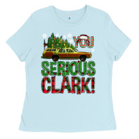 Baby Blue you serious clark with vacation car bbs Ladies Tee - BundleAndBundleShop