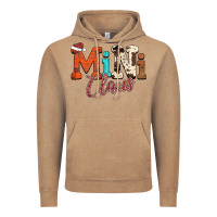 Vintage Coffee Mini Claus Vintage Hoodie - CowhideDigitalArt