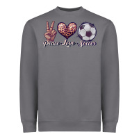 Storm peace love soccer Heavyweight Sweatshirt - JahusDesignShop