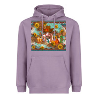 Lavender Fall heifer cow Heavyweight Hoodie - RanaPortraitStore