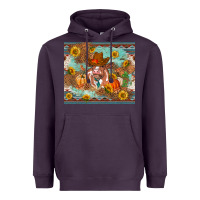 Plum Fall heifer cow Heavyweight Hoodie - RanaPortraitStore