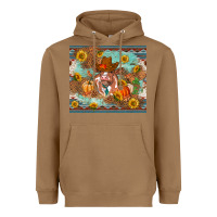 Toasted Coconut Fall heifer cow Heavyweight Hoodie - RanaPortraitStore