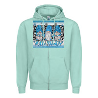 Seafoam hello winter gnome Zipper Hoodie - JahusDesignShop