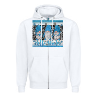 White hello winter gnome Zipper Hoodie - JahusDesignShop