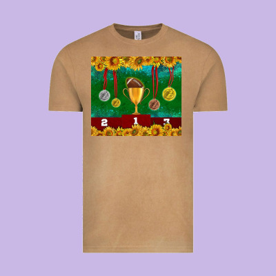 American Football Trophy Cup And Medal Tumbler Vintage Tee Designed By Bundleandbundleshop
