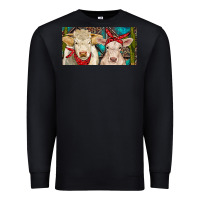 Black Charolais bull and calf Premium Sweatshirt - RanaPortraitStore