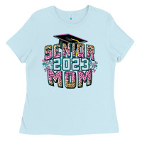 Baby Blue Senior 2023 mom Mother's Day Ladies Tee - FaDigitalArtStudio