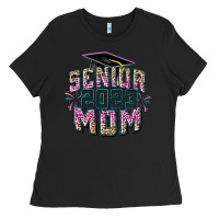 Black Senior 2023 mom Mother's Day Ladies Tee - FaDigitalArtStudio