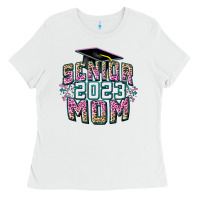 White Senior 2023 mom Mother's Day Ladies Tee - FaDigitalArtStudio