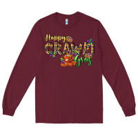 Burgundy Happy crawdi Gras Long Sleeve Tee - LillyAllenDesigns