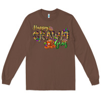Chestnut Happy crawdi Gras Long Sleeve Tee - LillyAllenDesigns