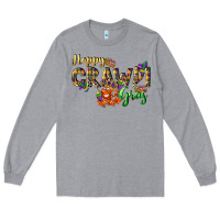 Heather Grey Happy crawdi Gras Long Sleeve Tee - LillyAllenDesigns