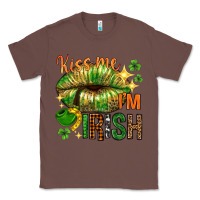 Chestnut St. Patrick's Kiss me I'm Irish with lip Classic Tee - HowdyJamesFarm