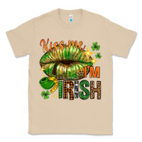 Mushroom St. Patrick's Kiss me I'm Irish with lip Classic Tee - HowdyJamesFarm