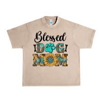 French Oak Blessed dog mom Urban Heavy Tee - RanaPortraitStore