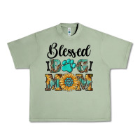 Oil Green Blessed dog mom Urban Heavy Tee - RanaPortraitStore