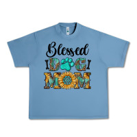 Pebble Blue Blessed dog mom Urban Heavy Tee - RanaPortraitStore