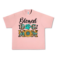 Salmon Blessed dog mom Urban Heavy Tee - RanaPortraitStore