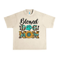Sandshell Blessed dog mom Urban Heavy Tee - RanaPortraitStore