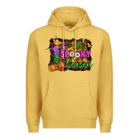 Antique Gold it's spooky season halloween Premium Hoodie - Artiststas