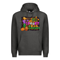 Charcoal Heather it's spooky season halloween Premium Hoodie - Artiststas