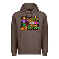 Coffee it's spooky season halloween Premium Hoodie - Artiststas