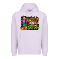 Lilac it's spooky season halloween Premium Hoodie - Artiststas