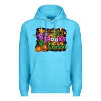 Ocean Blue it's spooky season halloween Premium Hoodie - Artiststas