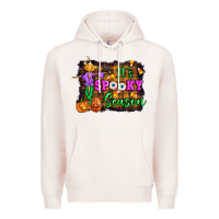 Pale Pink it's spooky season halloween Premium Hoodie - Artiststas