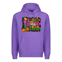 Purple it's spooky season halloween Premium Hoodie - Artiststas