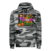 Slate Camo it's spooky season halloween Premium Hoodie - Artiststas