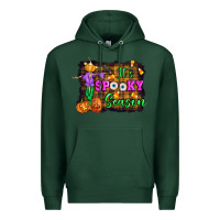 Sports Green it's spooky season halloween Premium Hoodie - Artiststas