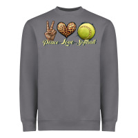 Storm peace love softball Heavyweight Sweatshirt - JahusDesignShop