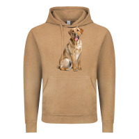 Vintage Camel Labrador Retriever llustrations Vintage Hoodie - LillyAllenDesigns