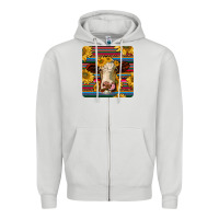 Dove Grey serape hereford coaster Zipper Hoodie - JahusDesignShop