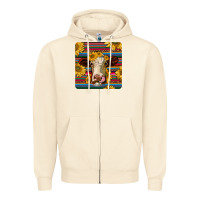 Sandshell serape hereford coaster Zipper Hoodie - JahusDesignShop
