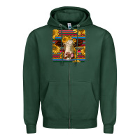 Sports Green serape hereford coaster Zipper Hoodie - JahusDesignShop