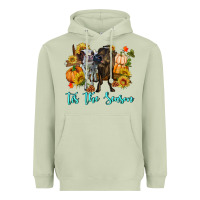Tis The Season Cows Heavyweight Hoodie | Teevron