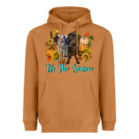 Meerkat Tis The Season Cows Heavyweight Hoodie - RanaPortraitStore