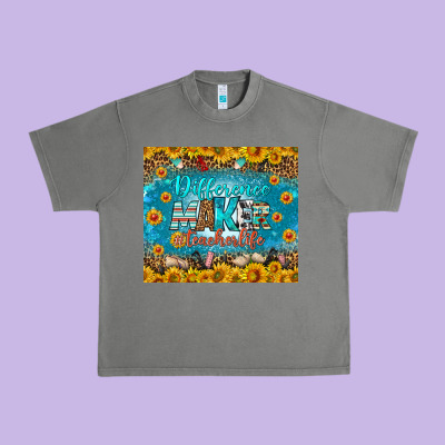 Difference Maker Teacher Life Tumbler Urban Heavy Tee Designed By Bundleandbundleshop