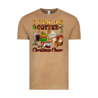 Vintage Camel i run on coffee and christmas cheer Vintage Tee - FaDigitalArtStudio