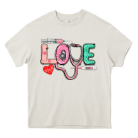 Cream love nursing Heavy Core Tee - CowGirlArtShop
