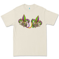 Bone skeleton hands mardi gras Premium Tee - OliviaCreatesArt