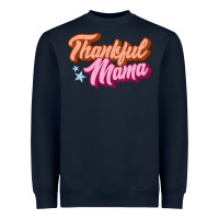Navy thankful mama Heavyweight Sweatshirt - JahusDesignShop