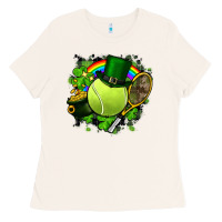 Bone St. Patrick's Day Tennis Ladies Tee - FaDigitalArtStudio